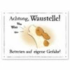 Warnschild: Achtung, Waustelle! -Haustierzubehör Geschäft 561207305aluminiumschild fuer draussen achtung waustelle 5612073kXoW0GpVBbz74