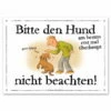 Warnschild: Hund Nicht Beachten! -Haustierzubehör Geschäft 561207905aluminiumschild fuer draussen hund nicht beachten 5612079rrfImd14eerI4
