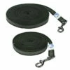Gummierte Leine Breit INOX -Haustierzubehör Geschäft 7211500m05gummierte leine schwarz breit 5m 10m inox 7211500m